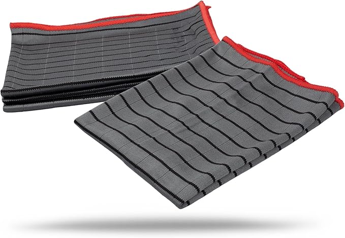 Maxshine 16" x 16" Universal Carbon Fiber Towels (360GSM) – Ultra-Durable, Premium Soft & Long-Lasting – Perfect Microfiber Towels for Car Detailing & General Cleaning