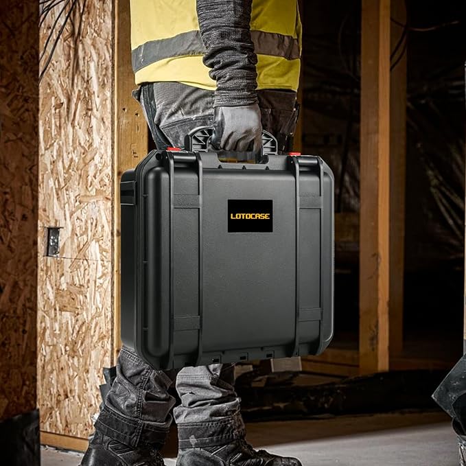 Case for Dewalt Oscillating Multi Tool - Waterproof Hard Tool Box for Dewalt Multi-Tool: DCS356B | DCS354B | DCS353B, Power Tool Kit Bag for Dewalt 20V Max Oscillating Tool/Battery/Charger (Case Only)