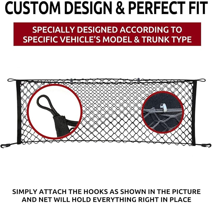 Envelope Trunk Cargo Net For TOYOTA Highlander 2014 2015 2016 2017 2018 2019