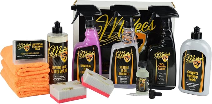 McKee's 37 MKCS-100-KIT SiO2 Ceramic Series Complete Coating Kit for Paint, Glass, Wheels, Chrome