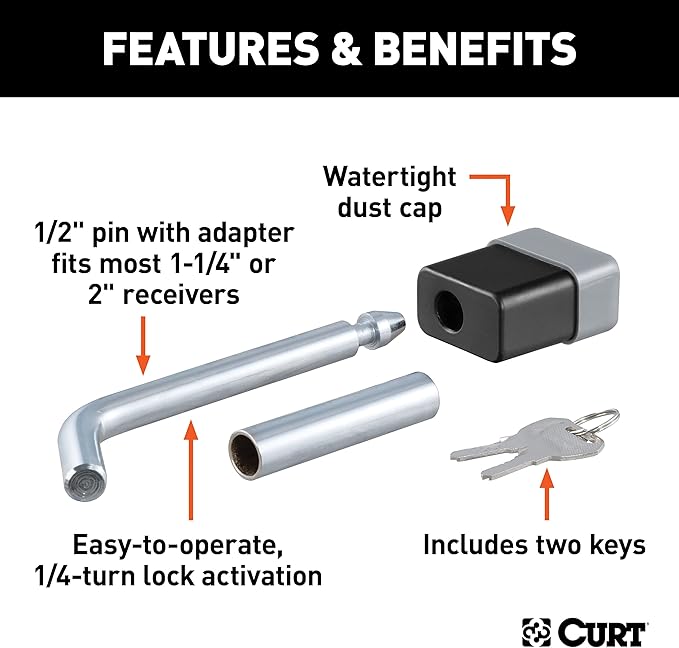 Curt Manufacturing 23024 Coupler Lock