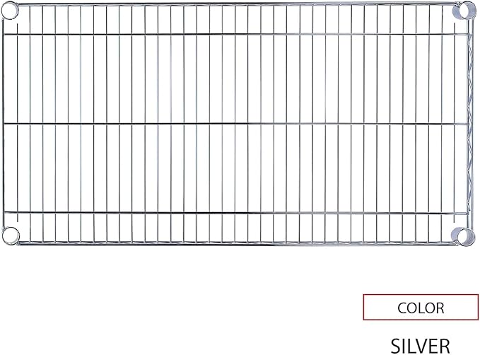Alera ALE Industrial Wire Shelving Extra Wire Shelves, 36w x 18d, Silver (Case of 2 Shelves)