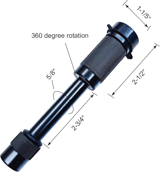 Voltorb Towing Hitch Receiver Lock, 5/8" Locking Hitch Pin for Class IV V V+, Fits 2-Inch Receiver, for Trailer Truck Car Boat