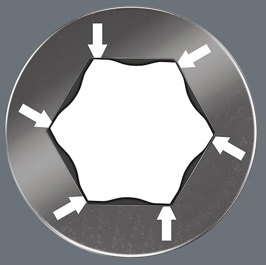 WERA 05021737001 950/9 Hex-Plus 7 L-Key Set, Metric, BlackLaser, 9 Pieces