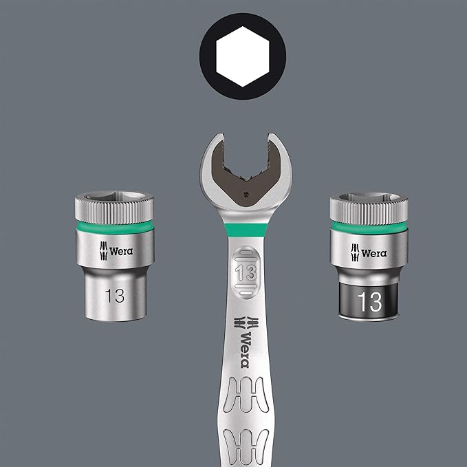 Wera 05004016001 8100 SA 6 Zyklop Metric Speed Ratchet Set, 28 Piece, 1/4" Drive