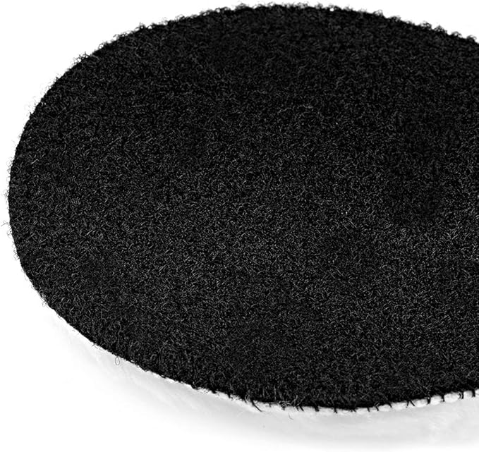 uxcell 5" Wool Polishing Pad Hook and Loop Buffing Wheel for Orbital Polisher Buffer 8 Pcs