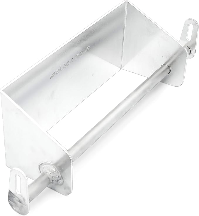 Black Boar Aluminum Hanger for Enclosed Trailer/Garage | Holds tie, Ratchet Straps and bungees While in Transit or at Home | Durable Construction | Easy to Install (66120)