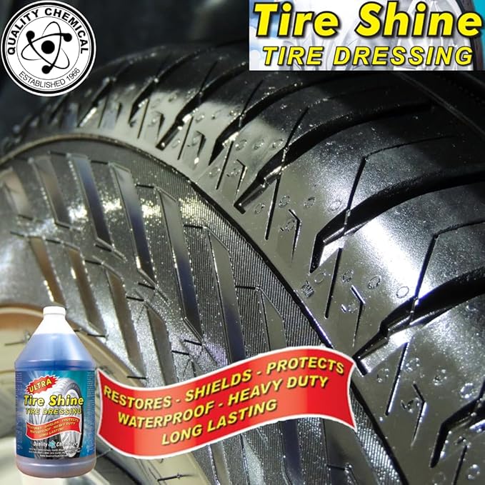 Quality Chemical Ultra Tire Shine Solvent-Based Tire Dressing / 1 Gallon (128 oz.)