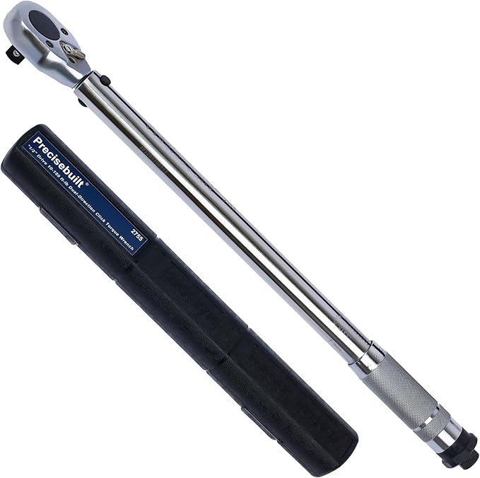 1/2" Drive 10-150 ft-lb (1.4-20.7 kg-m) Dual-Direction Click Torque Wrench