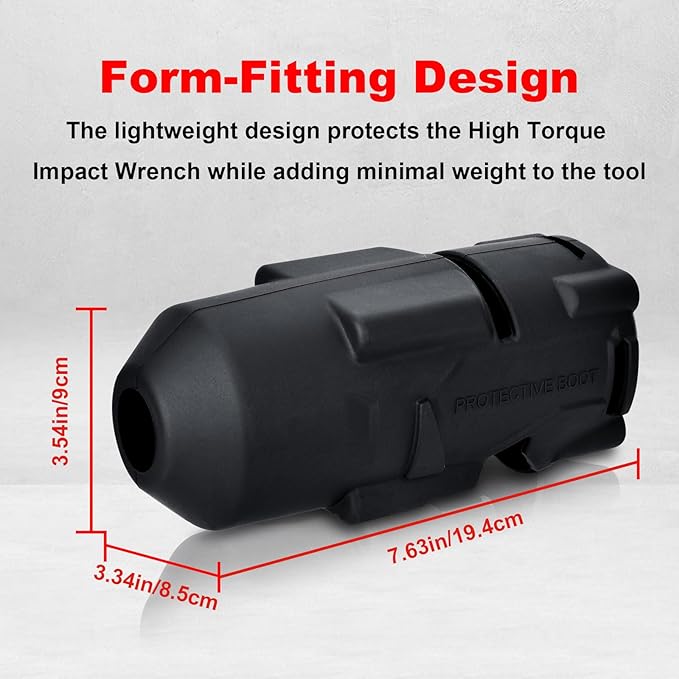 iGuerburn 49-16-2767 High Torque Impact Protective Boot Fit for M18 Fuel 1/2 High Torque Impact Wrench (2767-20) and ONEKEY Version (2863-20)