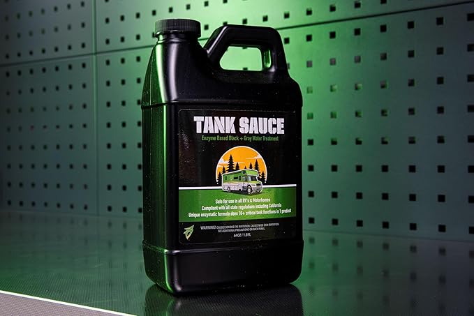 Bling Sauce Tank Sauce, Enzyme Based Black and Gray Water Treatment for RVs and Motorhomes, 64 oz.