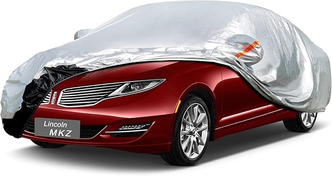Car Cover Custom Fit Lincoln MKZ (2006-2025) Waterproof for Automobiles, Oxford Sun Rain Dust Snow Protection (Ships from US Warehouse, Delivery 3-8 Days)