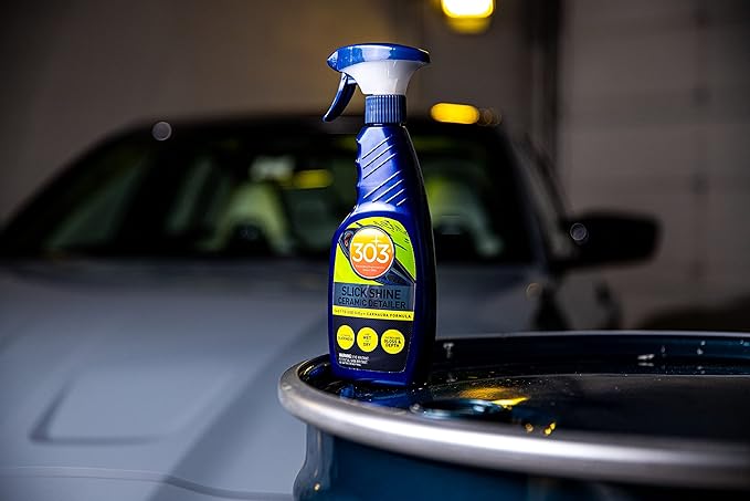 303 Products Spray & Rinse Ceramic Sealant – Quick Ceramic Coating – Water-Activated SiO2 Formula – 6 Months of Protection – Water Repellent Ceramic Spray – Easy to Use – 16 Oz (Pack of 1) (30262)