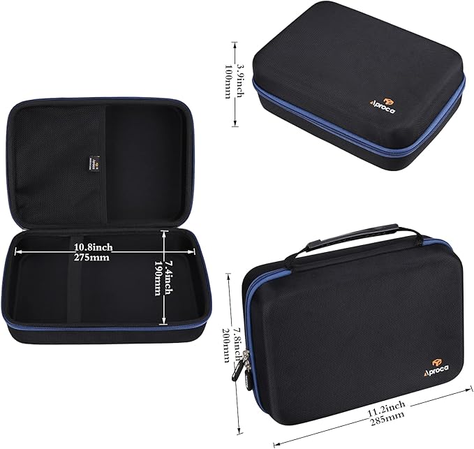 Aproca Portable Hard Storage Protective Case, for Powools Tire Inflator Portable Air Compressor Air Pump and Accessories