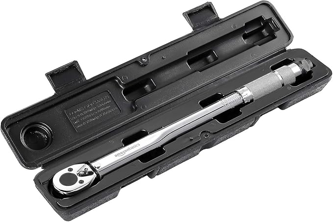 Amazon Basics 3/8-inch Drive Click Torque Wrench - 15-80 ft.-lb, 20.4-108.5 Nm (Pack of 10)