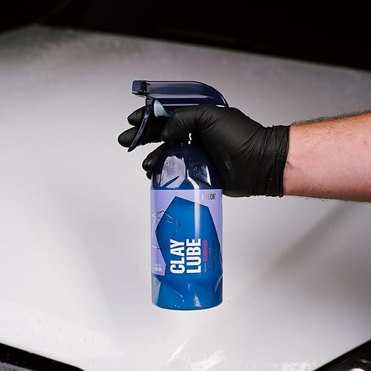 Gyeon ClayLube Ultra Slick Clay Lubricant for Ceramic Coating Prep – Slip Booster for Clay Mitt Bar Discs Enhances Paint Correction Gloss Hydrophobic Protection Surface Refinement