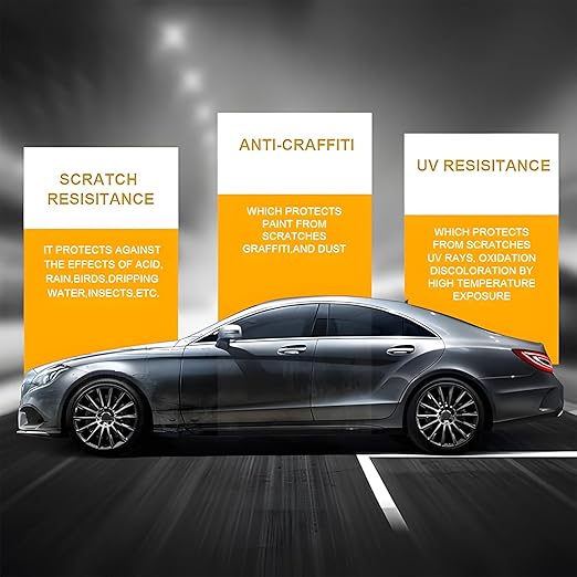 Advanced Graphene Ceramic Coating for Cars(70ML),12H Graphene Coating for Auto Car Detailing,10+ Years of Long Lasting Car Protection,Gloss Hydrophobicty Anti Scratch