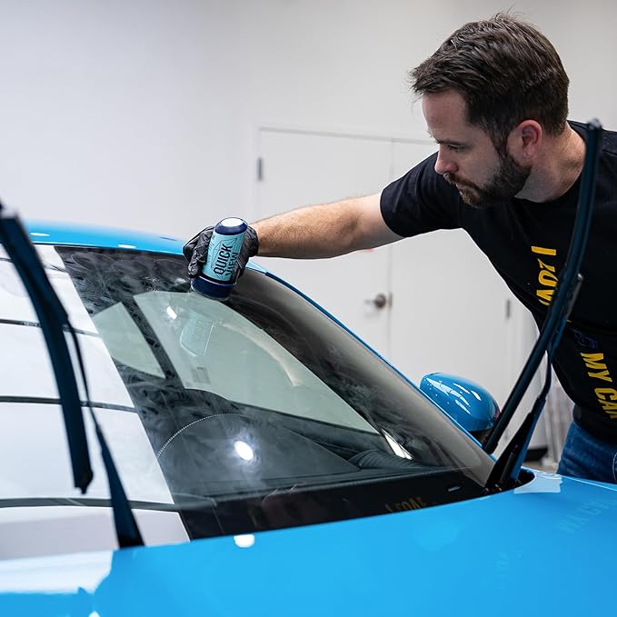 GYEON Quartz QuickView Ceramic Rain Repellent Glass Coating Extremely Hydrophobic Easy Apply Fast Drying Professional Grade Visibility Safety