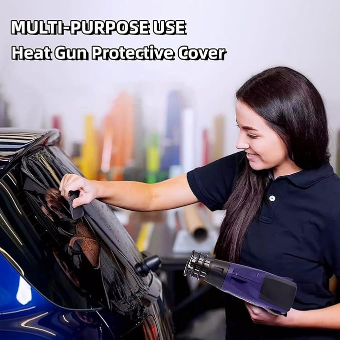 Heat Gun Protective Cover, Hot Air Machines Protective Cover, Heat Gun Nozzle Heat Protection Device, Hot Air Gun Accessories for Most Heat Gun