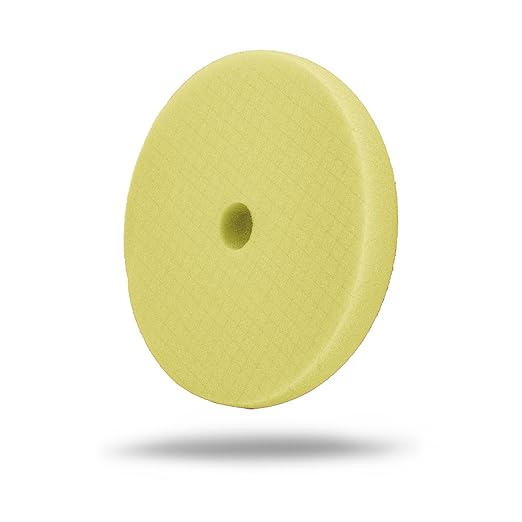 Maxshine 5" Universal Cross Cut Polishing Foam Pad for Polishing – Hook & Loop – Compatible with DA & Rotary Polishers – Cross Cut Design for Heat Management & Compound Efficiency