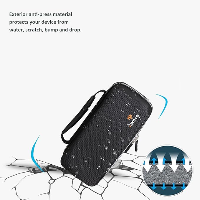 Aproca Case Compatible with HULKMAN Alpha85/Alpha85S/Alpha Pro Jump Starter, Portable Hard Storage Bag for Accessories (Case Only)