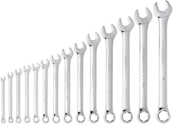 GEARWRENCH 14 Pc. 6 Pt. Combination Wrench Set, SAE - 81924 (Pack of 6)