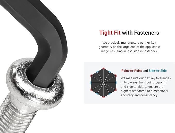 TEKTON Short Arm Ball End Hex L-Key Set with Holder, 15-Piece (1.3-10 mm) | KLX91213