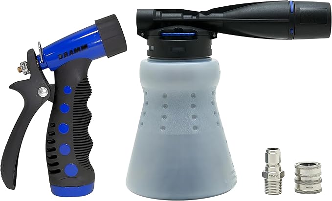 Veloci Performance MTM Hydro GHF1 Low Pressure Garden Hose Foam Cannon and Sprayer Gun for Car Wash, Cleaning Decks and Recreational Vehicles