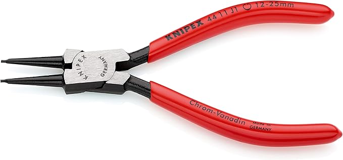 KNIPEX - 44 11 J1 Tools - Circlip Pliers, Internal, Straight, 15/32"-1" Bore Dia. (4411J1)