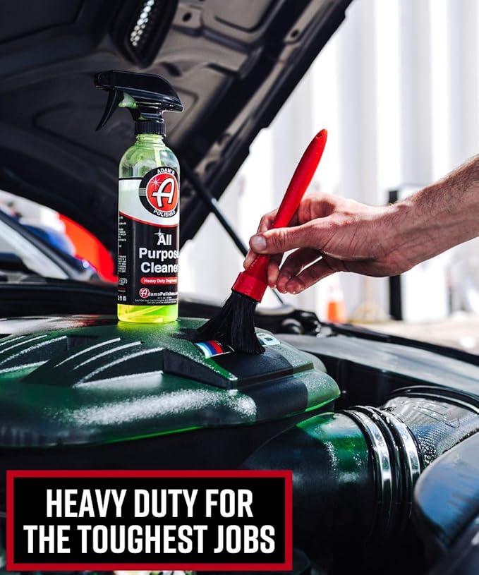 Adam's Polishes All Purpose Cleaner (16oz) - Professional Heavy Duty Industrial Cleaner & Degreaser | Cuts Heavy Grease & Tar | Car Detailing, Tire Cleaner, Engine Cleaner, Wheel Cleaner