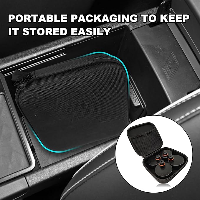 Compatible with 2023 2022 2021 Mustang Mach-E Accessories, for Mach E Lifting Jack Pads Set of 4 Floor Jack Stand, Car Lift Floor Jack Adapter Set with Storage Box Accessories.