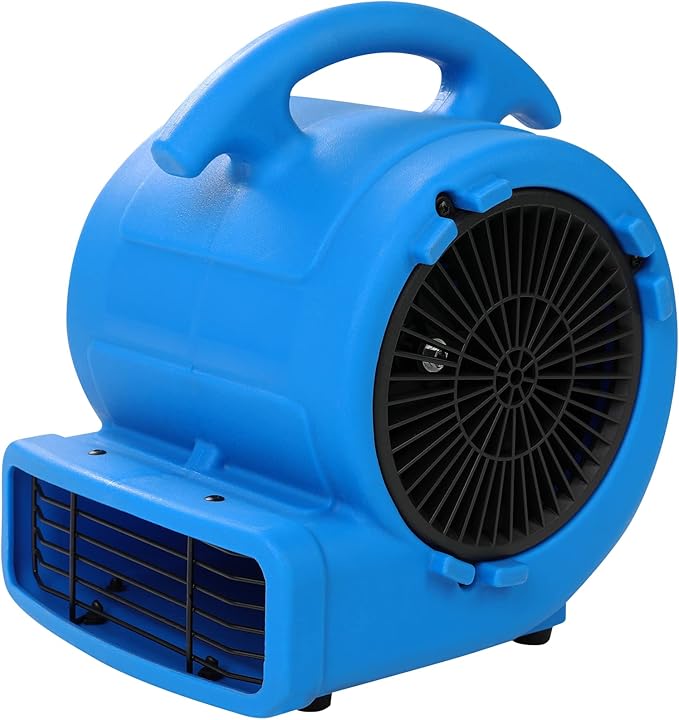 MOUNTO 1/8HP 600cfm Air Mover Floor Dryer Utality Fan Blower