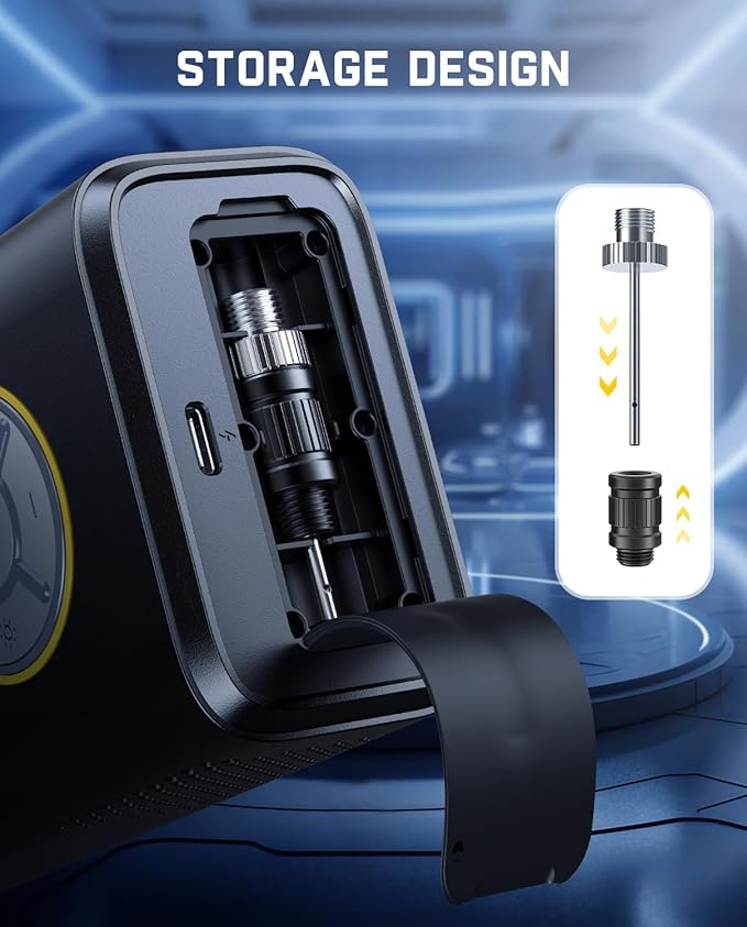 Fanttik Air Pump Hose Adapter and X9 Pro Tire Inflator Portable Air Compressor