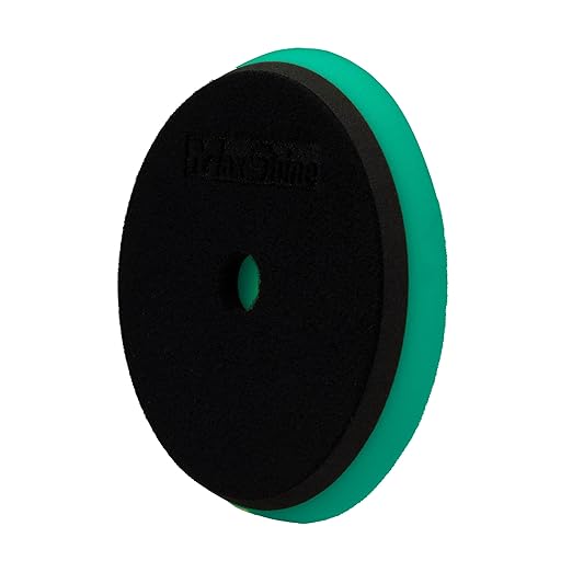 Maxshine 6" Universal Polishing Foam Pad for Cutting – Low Profile Hook & Loop Pad with Rubber Backing – Compatible with Long Throw DA Polishers – EVA Foam for Heat & Pressure Absorption