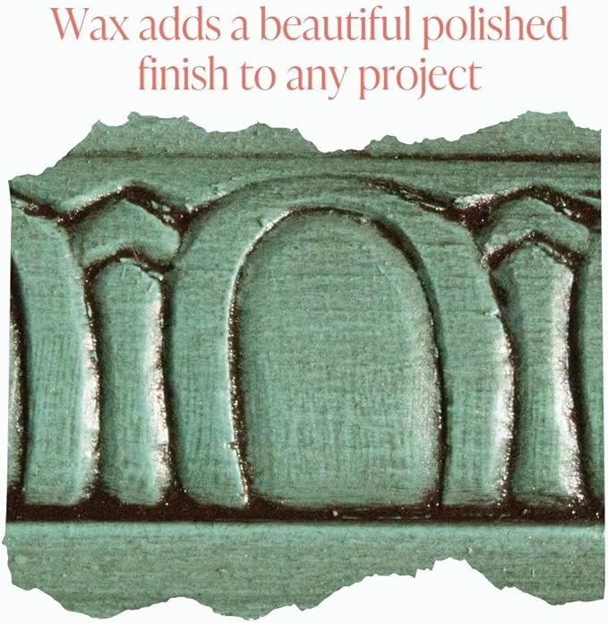 Furniture Wax - 100% Natural Sealant for Chalk Furniture Paint or Raw Wood, Light Protection, Easy To Apply, No Odor, Eco-Friendly - 7 Color Choices - Antiquing [Brown] (4 oz)