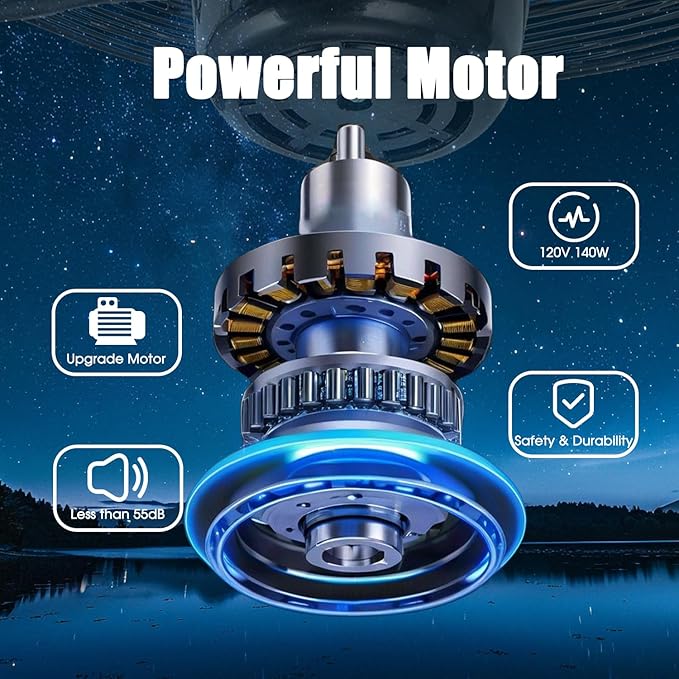 Bestronair 24 Inch Wall Mount Fan Oscillating Wall Fan High Velocity Heavy Duty 3-Speed Pro Metal Fans for Garage, Workhouse, Greenhouse, Farm, Shop, Industrial Use