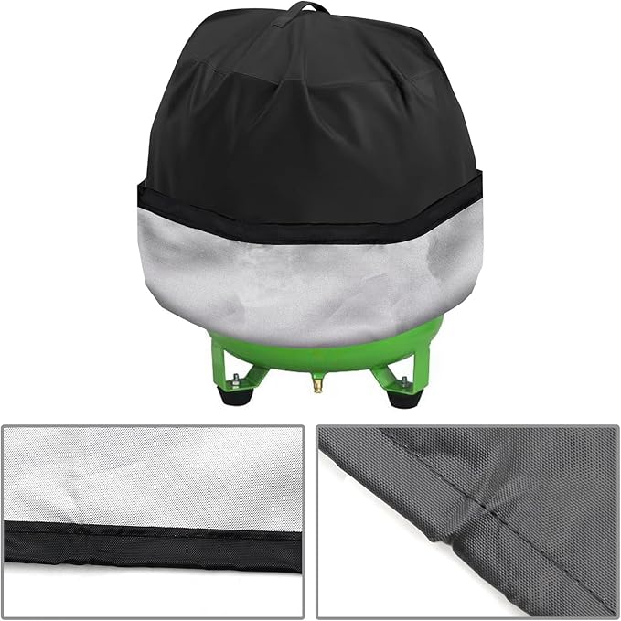 Black Cover for Air Compressor, Air Compressors Dust Cover Fit 6 Gallon Portable Pancake Air Compressor