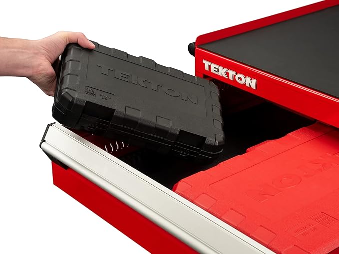 TEKTON 3/8 Inch Drive Deep 6-Point Impact Socket Set, 15-Piece (1/4-1 in.) - Case | SID91301