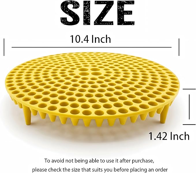 10.4" Heavy Duty Grit Trap (2-Pack) & Wash Mitt Kit - Premium Car Wash Bucket Filter Insert, Dirt Separator, Fits 3.5-5 Gallon (Yellow Kit)