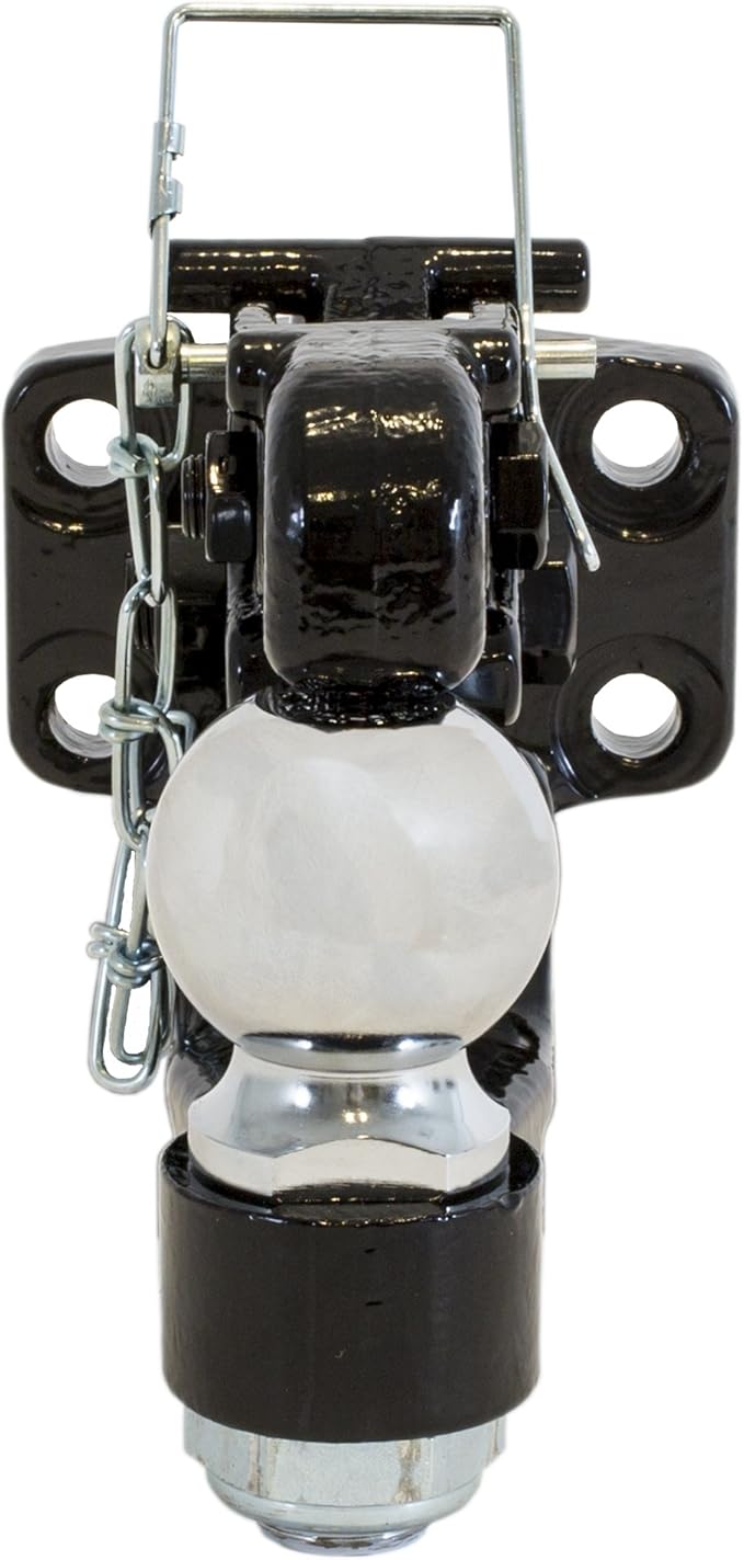 Buyers Products (BH82000) 8-Ton Combination Hitch, 2 Inch Ball, 12000 MGTW, Easily Hook W/Coupler Or Lunette Eye
