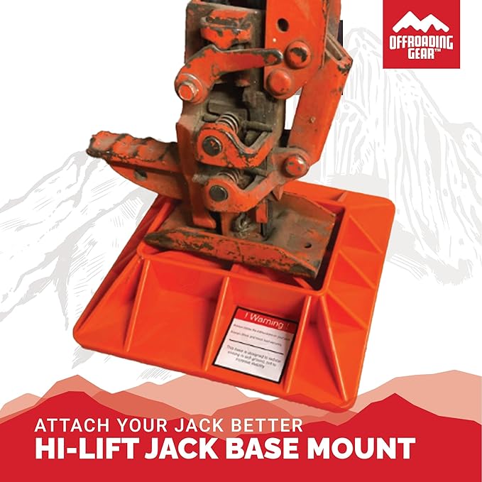 Offroading Gear 4x4 Jack Base & Handle Bar Protector (Hi Lift Jack Accessories) | Farm Jack| Big Red