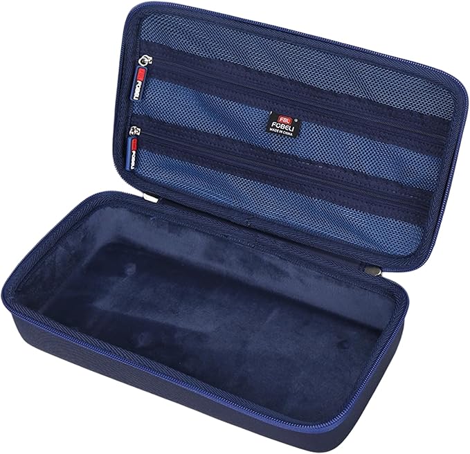 FBLFOBELI Hard Carrying Case for Halo Bolt Ultimate 2.0 & 3.0/for Halo Bolt Air + 55500 1750/for Halo Bolt Air 58830 Portable Vehicle Jump Starter with Air Compressor (Case Only) (Navy)
