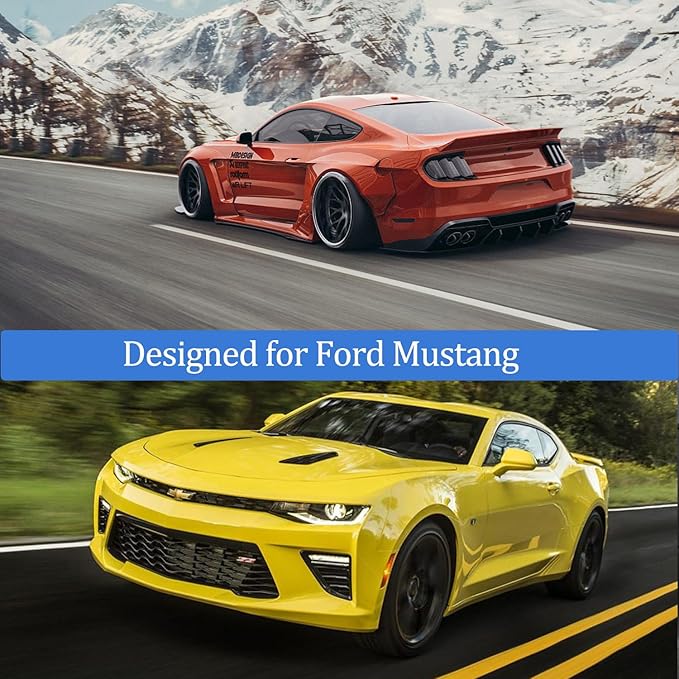 Indoor Car Cover Custom Fit for 1994-2023 Ford Mustang Luxurious Soft Stretch Satin Car Cover Breathable Dust-Proof for Underground Garage, Car Show