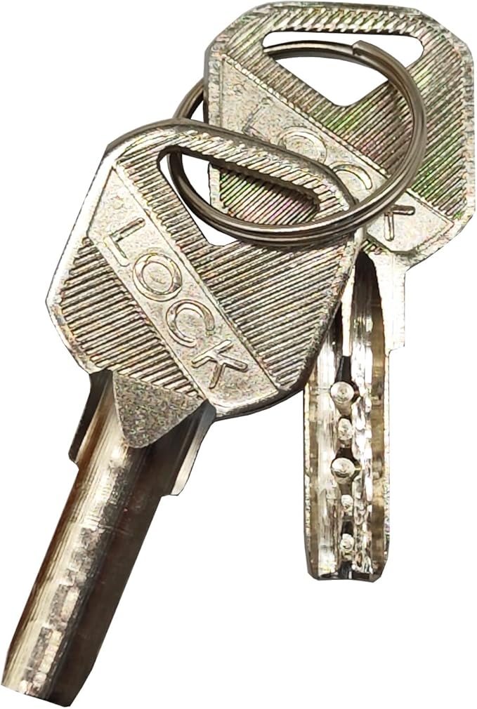 5th Wheel Heavy Duty Steel King Pin Lock Solid Steel Trailer King Pin Lock Anti Theft Replacement for RVs Container Trailers and Campers with Warning Tag