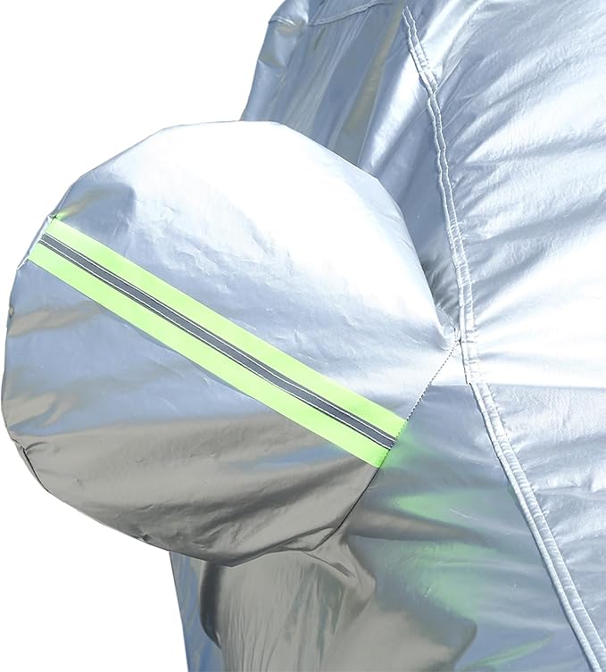 Tecoom Truck Cover Waterproof All Weather, Heavy Duty Pickup Cover Universal Fit for Ford F150, Toyota Tundra, Ram 1500, Chevy Silverado, Gmc Sierra 1500, Full Size Truck Length Up to 212"