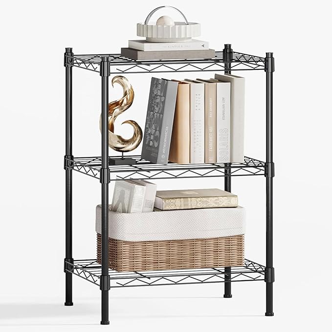 KKN Wire Shelving (11.8"" X15.7 X23), Black, ZWJ-03