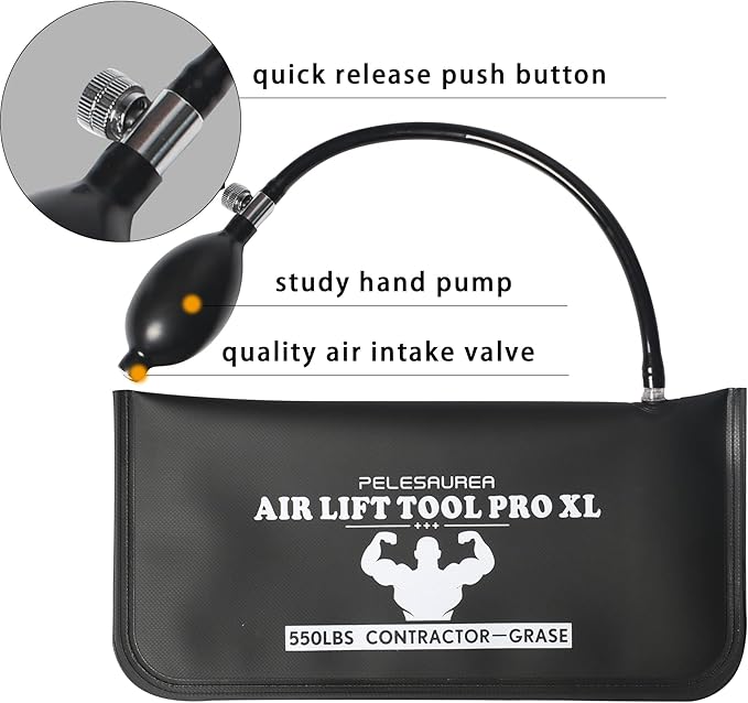 Air Wedge Bag, Professional Air Wedge Pump Leveling Kit (005)