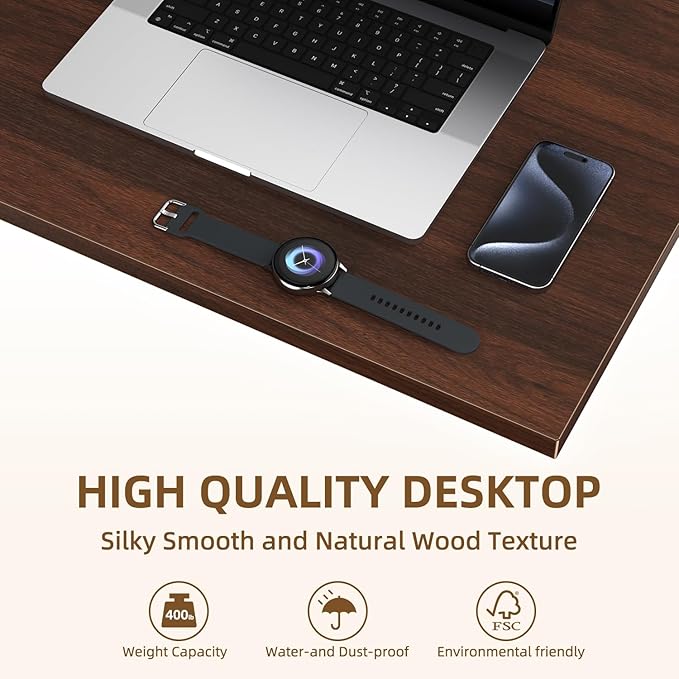 Universal Solid One-Piece Wood Table Top, 48"x24"x1" Workbench Top - Rectangular Particle Board for Standing Desk, Home Office Desk Countertop DlY, Washer Dryer, Coffee, Bar Tabletop