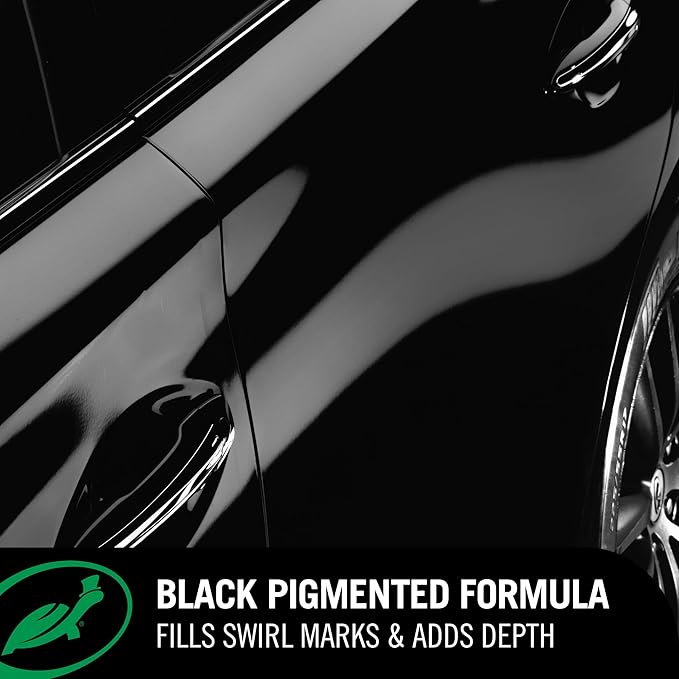 Turtle Wax Hybrid Solutions Ceramic Acrylic Black Car Wax Spray, Restores Apperance of Black Car Paint, Ceramic Coating Protection, Extreme Water Beading, High Gloss Shine, 16 oz (Pack of 6)