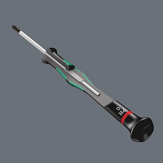 Wera 05117991001 Kraftform Micro 2035 Slotted Electronics Precision Screwdriver, 1mm Head, 40mm Blade Length